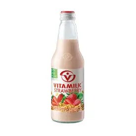 Vitamilk Strawberry Bottle - single bottle