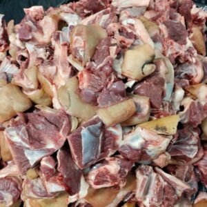 Whole goat meat sections